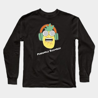 Pineapple Boombox Long Sleeve T-Shirt